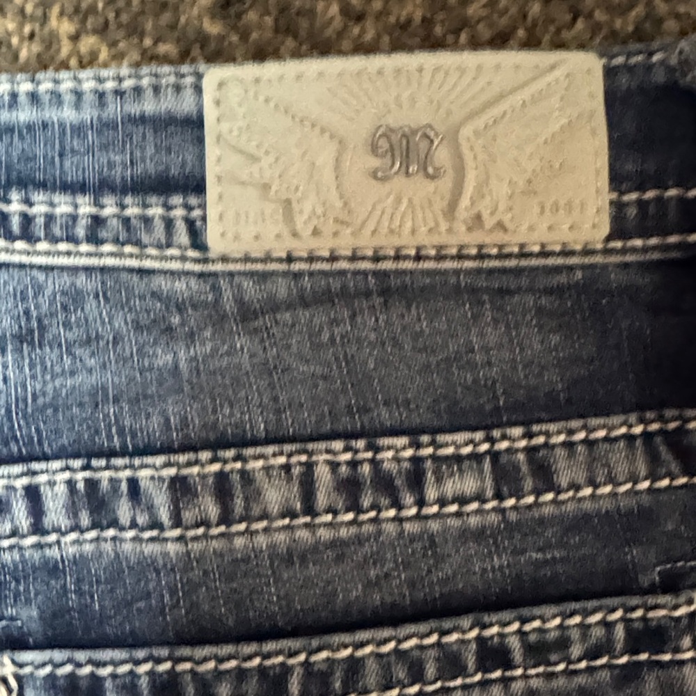 Miss Me Mid Rise Boot Light Blue Jeans 36x34 36 18 18 W Long New! - Picture 6 of 11
